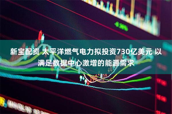 新宝配资 太平洋燃气电力拟投资730亿美元 以满足数据中心激增的能源需求